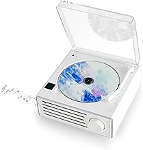Vintage CD Player with Bluetooth, Type-C, and 4000mAh Battery