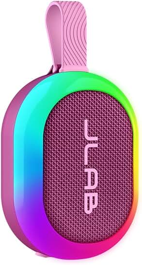 Portable Bluetooth Speaker with RGB Lighting and Waterproof Design