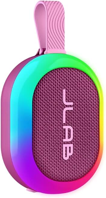 Portable Bluetooth Speaker with RGB Lighting and Waterproof Design