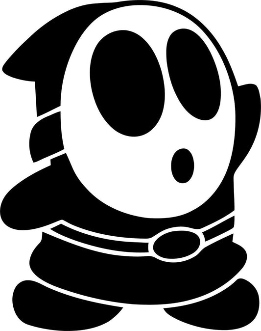 Shy Guy Video Game Decal Sticker 5.5" for Cars Tablets Laptops Skateboards