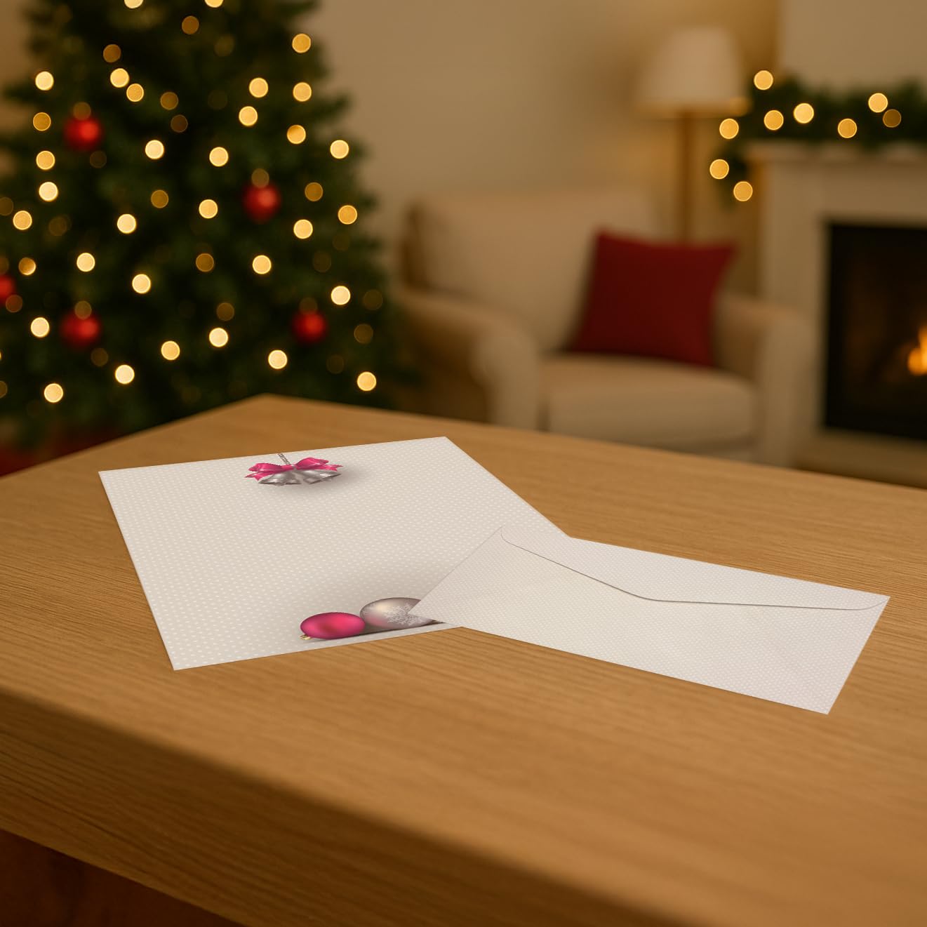 Holiday Letterhead and Envelope Set, 40 Pieces