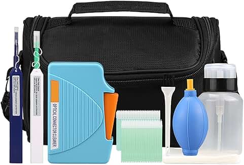 Fiber Optic Cleaning Kit for Connectors and Cables