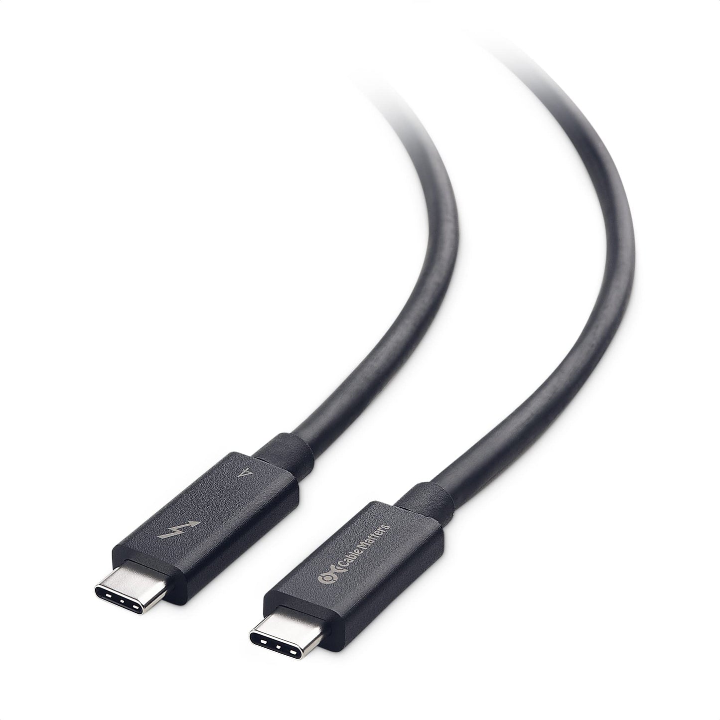 [Intel ] 40Gbps Active Thunderbolt 4 Cable 6.6 ft with 100W Charging and 8K Video - Fully Compatible with USB C/USB-C, USB 4 / USB4, and Thunderbolt 3