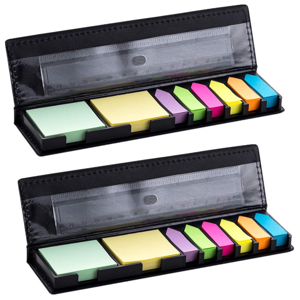 1280 Self-Stick Notes and Markers in Organizer Box