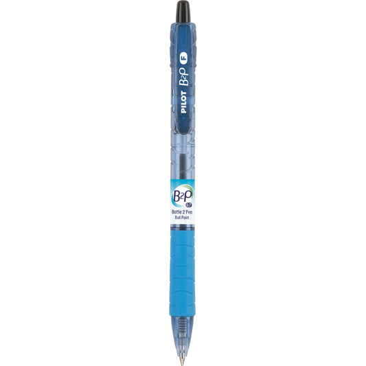 Refillable black ink ballpoint pen, 12-pack