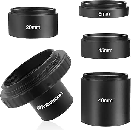 Astronomical T2-Extension Tube Kit for Cameras and Eyepieces