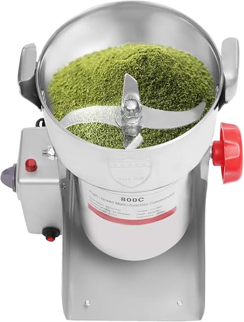 Heavy Duty Electric Grain Grinder with Tilt and Sieve