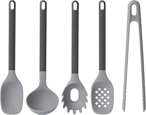 5-Piece Heat-Resistant Silicone Cooking Utensil Set