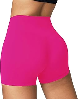 High Waist Biker Shorts for Women, 5-Inch Tummy Control