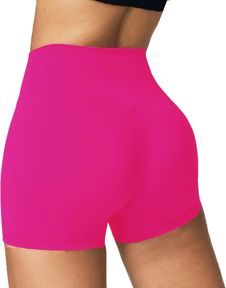 High Waist Biker Shorts for Women, 5-Inch Tummy Control
