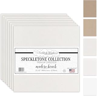 Beach Sand 12x12 Cardstock, 25 Sheets, 100 lb