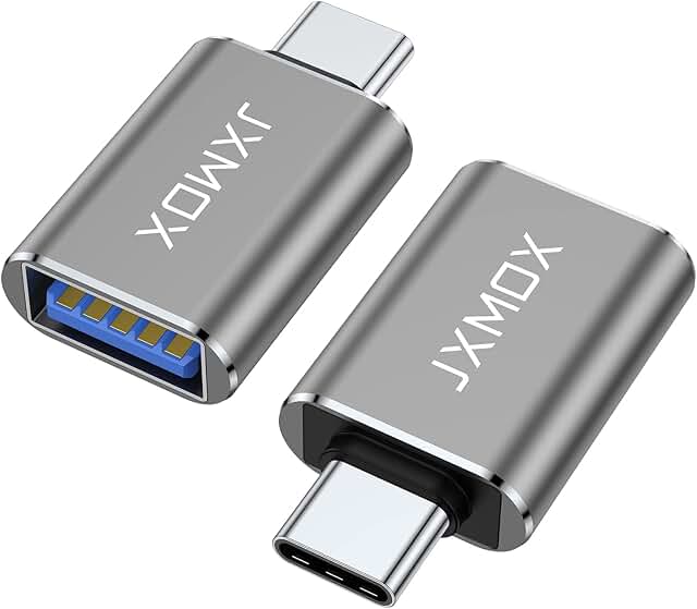 USB C to USB Adapter 2-Pack