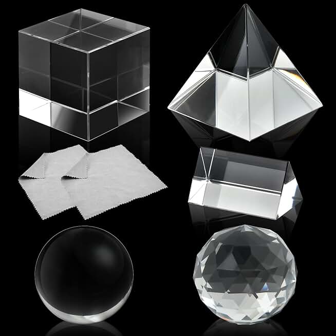 Set of 5 Optical Crystals for Photography and Light Spectrum
