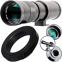 Manual Telephoto Zoom Lens Kit for DSLR Cameras