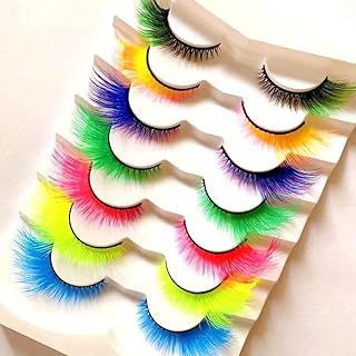Ombre Cat Eye Fluffy Fake Lashes for Party and Cosplay