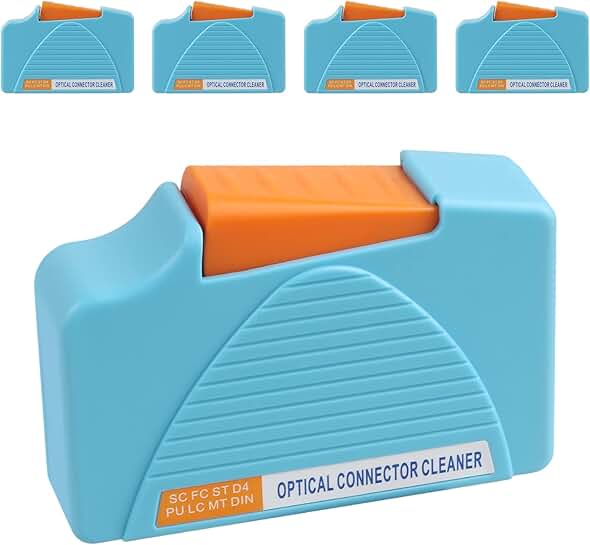 Fiber Optic Cleaning Box, 5 Pack, Anti-Static Swabs
