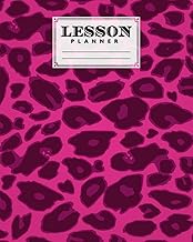 Lesson Planner with 121 Pages and Leopard Cover