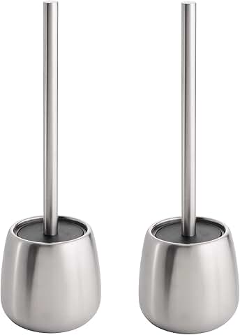 Stainless Steel Toilet Brush and Holder Set