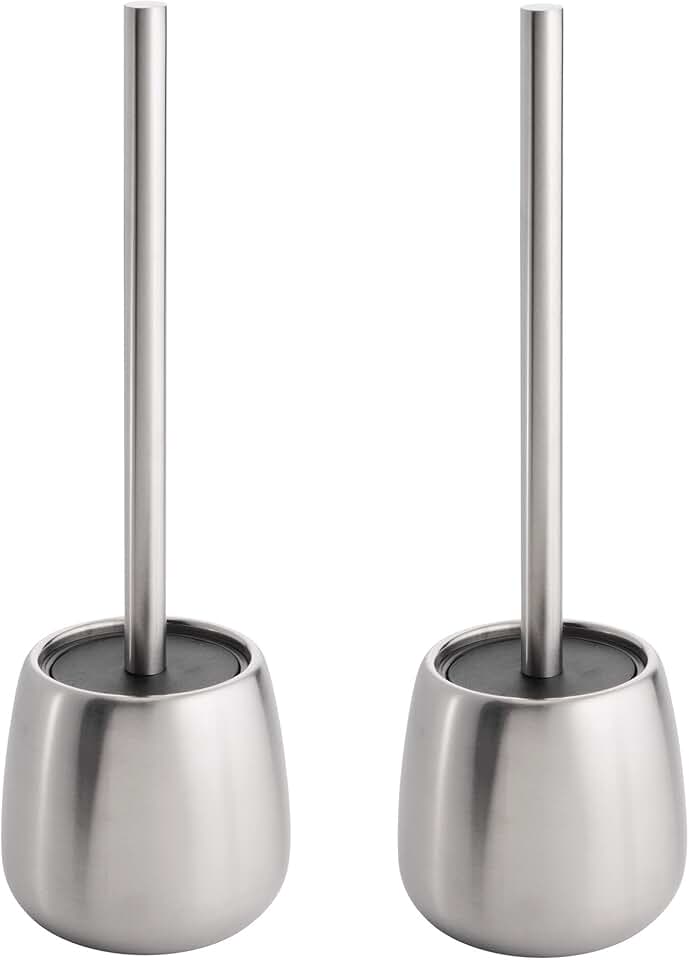Stainless Steel Toilet Brush and Holder Set