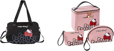 Large Pink Waterproof Travel Makeup Bag with Brush Holder