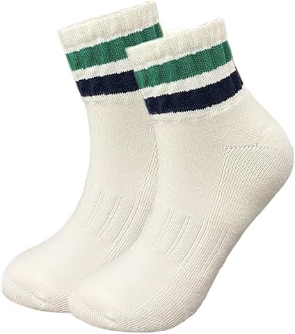 Women’s Striped Retro Cotton Crew Socks