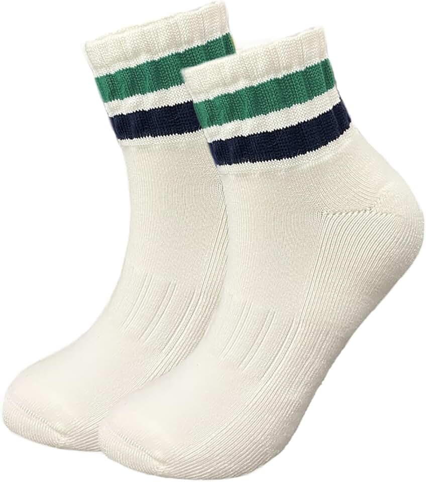 Women’s Striped Retro Cotton Crew Socks