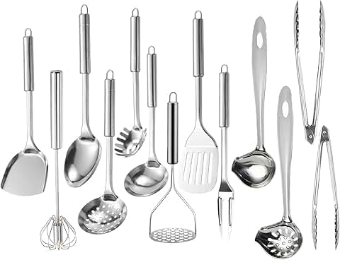 13-Piece Stainless Steel Kitchen Utensil Set