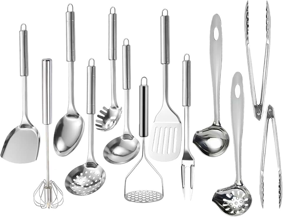 13-Piece Stainless Steel Kitchen Utensil Set