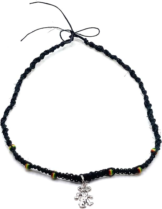 Hemp Bear Necklace