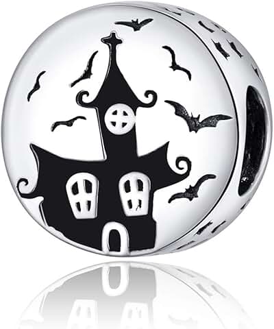 Halloween Pumpkin and Black Cat Charm Set