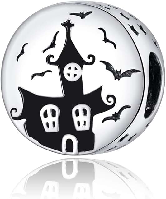 Halloween Pumpkin and Black Cat Charm Set