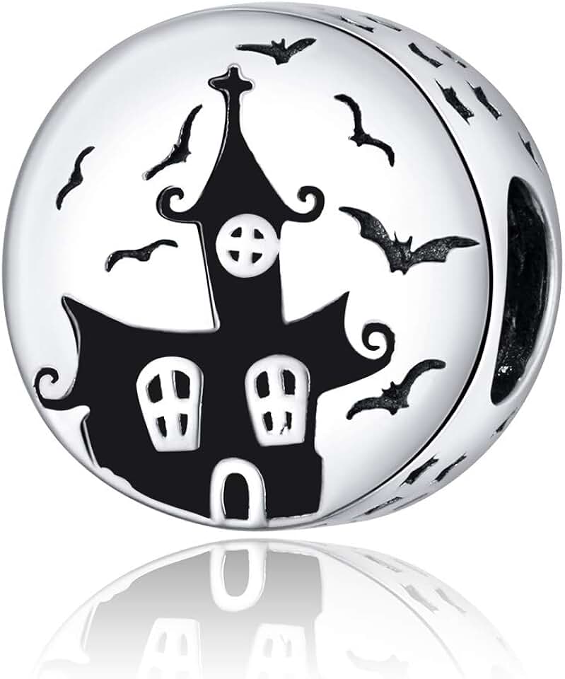Halloween Pumpkin and Black Cat Charm Set