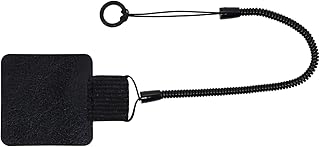 Mini Plastic Elastic Tether with Silicone Ring and Pen Loop