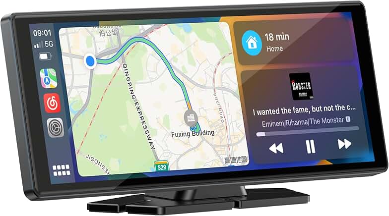 9.26-inch Wireless CarPlay Screen with GPS and Touch
