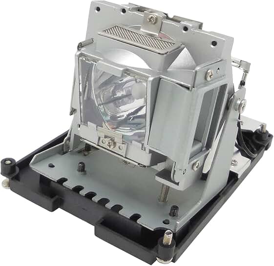 Replacement projector lamp with housing for D940VX and D945VX