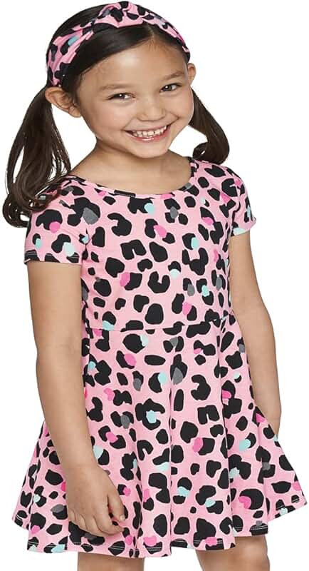 Baby Girl Leopard Skater Dress