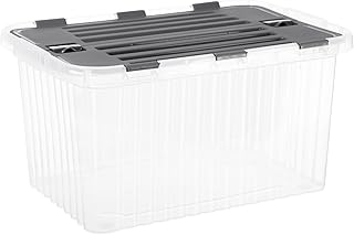 35 Quart Clear Storage Container with Lid