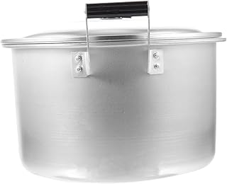 Soup pot with dual handles for cooking and steaming