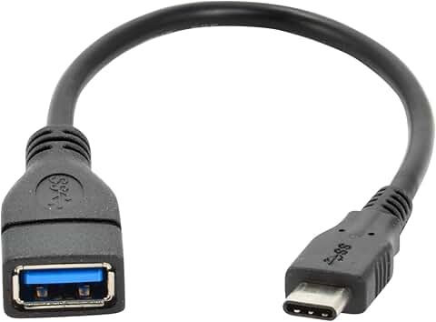 8-inch USB 3.1 Type-C to USB 3.0 Type-A Female OTG Adapter Cable