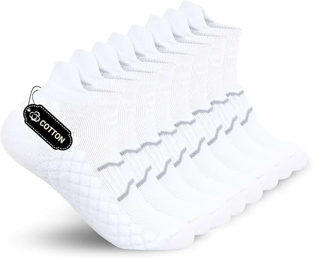 Women's 4-Pair Cushioned Low Cut Running Socks