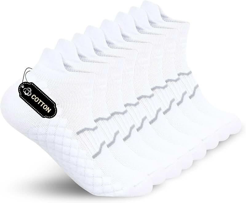 Women's 4-Pair Cushioned Low Cut Running Socks