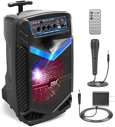 Rechargeable 400W Outdoor Bluetooth Speaker with Subwoofer