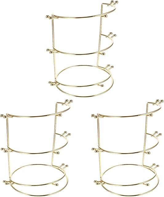 Three-Piece Crown and Headband Display Stand