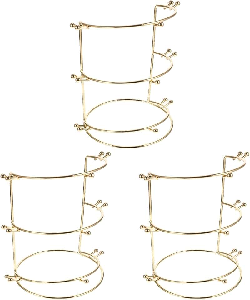 Three-Piece Crown and Headband Display Stand