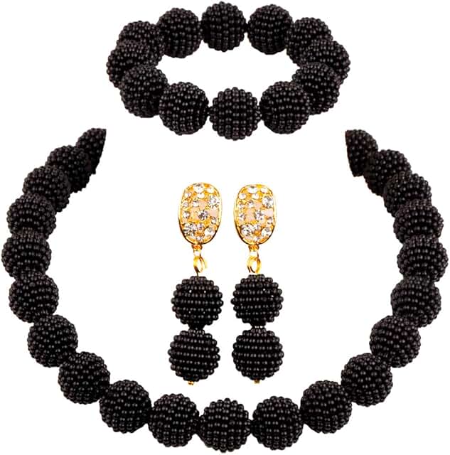 Nigerian Wedding Beads Jewelry Set for Women