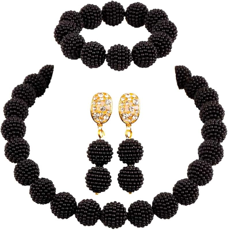 Nigerian Wedding Beads Jewelry Set for Women