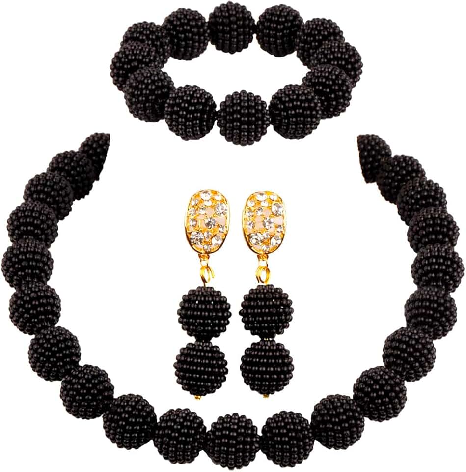 Nigerian Wedding Beads Jewelry Set for Women
