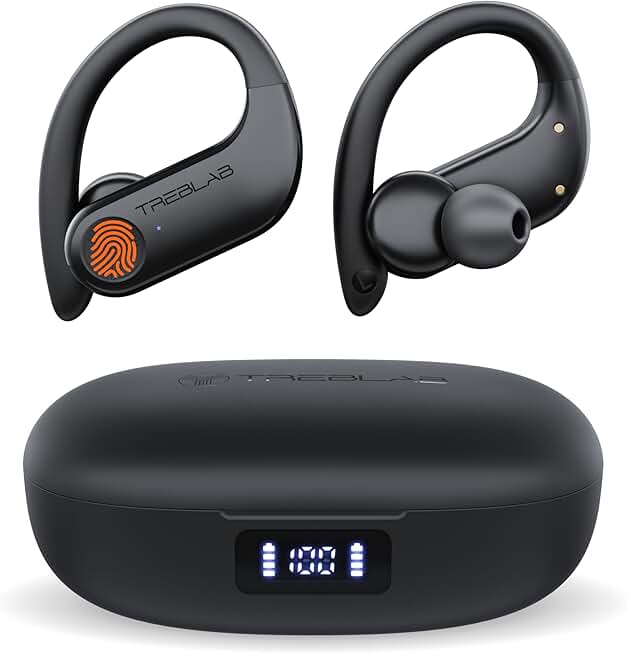 Wireless Sport Earbuds with Long Battery Life and Noise Isolation