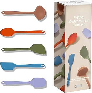 5-Piece Silicone Kitchen Utensil Set for Cooking and Baking