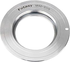 Copper M42 to Canon EF Lens Adapter for DSLR Cameras